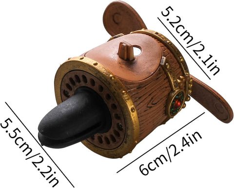 Cute Pilot One Piece Car Air Freshener Ocean Scent – Rotating Propeller Aroma Diffuser with Vent Clips & Aromatherapy Tablets
