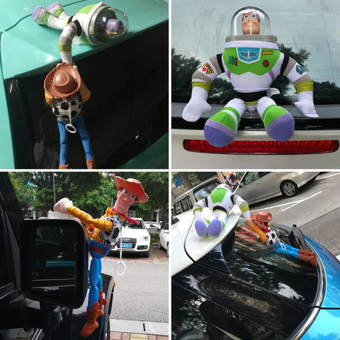 NEW! Toy Story Sheriff Woody & Buzz Lightyear Vehicle Ornament