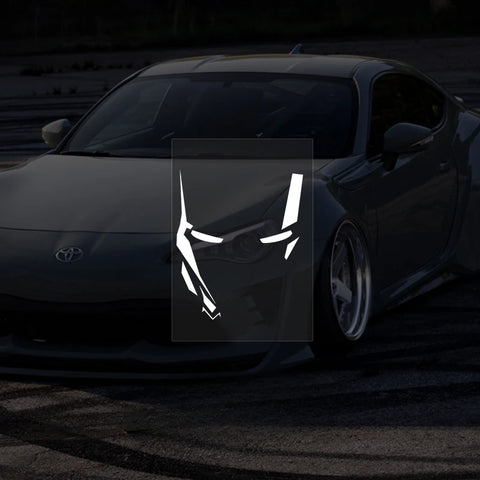 Venom Iron Man Reflective Car Vinyl Decals