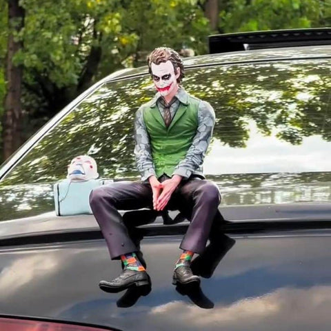 Joker & Harley Quinn Duo – Ride-Along Car Companions Bumper Spoiler