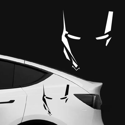 Venom Iron Man Reflective Car Vinyl Decals