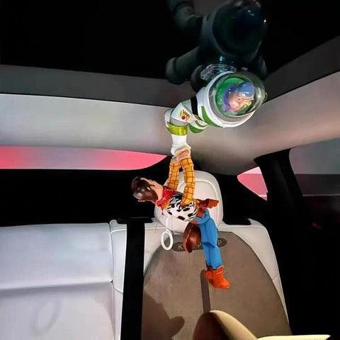 NEW! Toy Story Sheriff Woody & Buzz Lightyear Vehicle Ornament