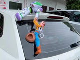 NEW! Toy Story Sheriff Woody & Buzz Lightyear Vehicle Ornament