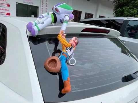 NEW! Toy Story Sheriff Woody & Buzz Lightyear Vehicle Ornament