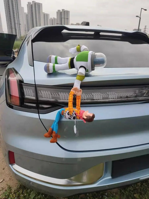 NEW! Toy Story Sheriff Woody & Buzz Lightyear Vehicle Ornament